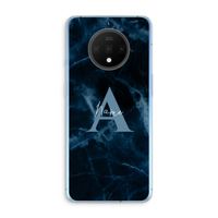 Midnight Marble: OnePlus 7T Transparant Hoesje