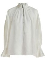 ETRO blouse à col montant - Blanc