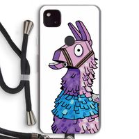 Lama: Pixel 4a 5G Transparant Hoesje met koord
