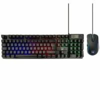 Toetsenbord en muis Ewent PL3201 Zwart Qwerty Spaans QWERTY