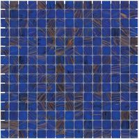 The Mosaic Factory Amsterdam vierkante glasmozaïek tegels 32x32 medium blauw