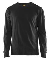 Blåkläder Vlamvertragend T-Shirt lange mouwen 34831737 | Zwart | Maat S - 7330509726679 Blåkläder Vlamvertragend T-Shirt lange mouwen 34831737 | Zwart | Maat S - 7330509726679