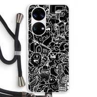 Vexx Black City : Huawei P50 Transparant Hoesje met koord