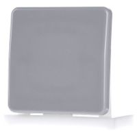 CD 590 GR  - Cover plate for switch/push button grey CD 590 GR - thumbnail