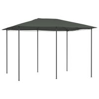 VidaXL Prieel 160 g/m² 3x4x2,6 m antracietkleurig