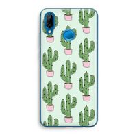 Cactus Lover: Huawei P20 Lite Transparant Hoesje