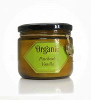 Organic Goodness Geurkaars in Glas Patchouli & Vanille - Soja Was (200 gram) - thumbnail