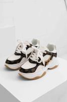 Guess Runner Sneakers Dames Wit/Bruin - Maat 38 - Kleur: WitBruin | Soccerfanshop