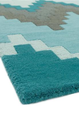 MOMO Rugs - Vloerkleed Matrix MAX21 Cuzzo Teal -