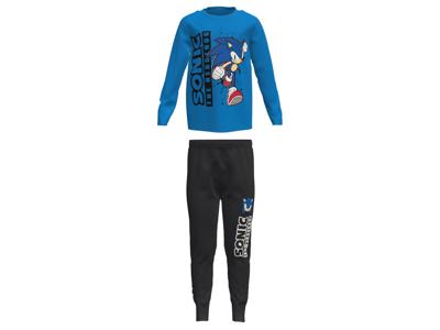 Kinder pyjama Sonic (Blauw/zwart, 122/128)