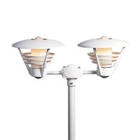 Lantaarnpaal Gemini 2 lichts Pegasus wit 501-250 + 576-250