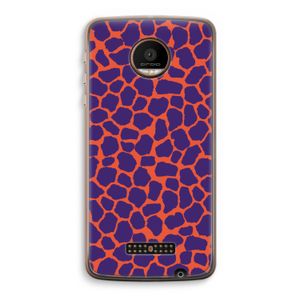 Purple Giraffe: Motorola Moto Z Force Transparant Hoesje