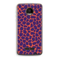 Purple Giraffe: Motorola Moto Z Force Transparant Hoesje