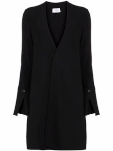 Ferragamo manteau à fermeture dissimulée - Noir