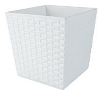 Bloempot BALI vierkant 16,5 cm Wit