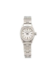 Rolex montre Oyster Perpetual 24 mm pre-owned - Blanc