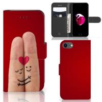 iPhone 7 | 8 | SE (2020) | SE (2022) | Wallet Case | met Pasjes | Liefde - Origineel Romantisch Cadeau