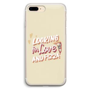 Pizza is the answer: iPhone 7 Plus Transparant Hoesje