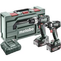 Metabo BSLBL+SSD200LTBL Accu-klopboor/schroefmachine, Accu-slagmoersleutel Incl. accu, Incl. lader