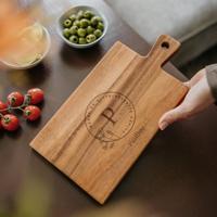 Snijplank graveren - Teak - S