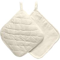 Creativ Company Pannenlappen, afm 20x20 cm, 115 gr, licht naturel, 4 stuk/ 1 doos