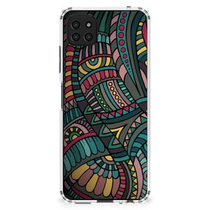 Samsung Galaxy A22 5G Doorzichtige Silicone Hoesje Aztec