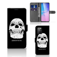 Telefoonhoesje met Naam Samsung S10 Lite Skull Eyes - thumbnail