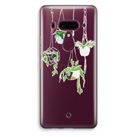 Hang In There: HTC U12+ Transparant Hoesje