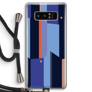 Gestalte 3: Samsung Galaxy Note 8 Transparant Hoesje met koord