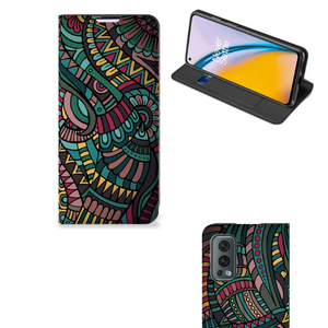 OnePlus Nord 2 5G Hoesje met Magneet Aztec