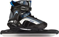 Nijdam Noren Schaatsen Semi Softboot unisex zwart/blauw - thumbnail