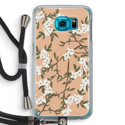 Blossoming spring: Samsung Galaxy S6 Transparant Hoesje met koord