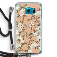 Blossoming spring: Samsung Galaxy S6 Transparant Hoesje met koord