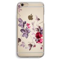 Mooie bloemen: iPhone 6 / 6S Transparant Hoesje