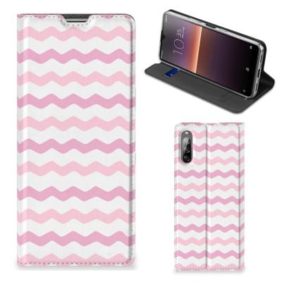 Sony Xperia L4 | Hoesje met Magneet | Waves Roze