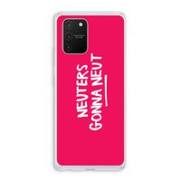 Neuters (roze): Samsung Galaxy S10 Lite Transparant Hoesje