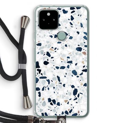 Terrazzo N°1: Pixel 5 Transparant Hoesje met koord