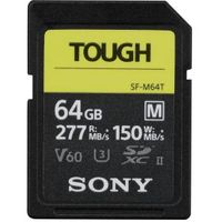 Sony SDXC M Tough series 64GB UHS-II Class 10 U3 V60 - thumbnail