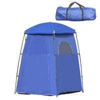 Outsunny Outsuuny toilettent voor 1-2 personen, mobiele camping, douchetent, luiertent