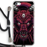 Hell Hound and Serpents: iPhone 5 / 5S / SE Transparant Hoesje met koord