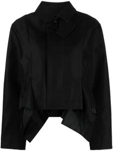 sacai veste à simple boutonnage - Noir