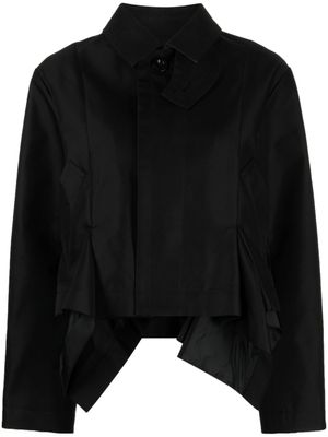 sacai veste à simple boutonnage - Noir