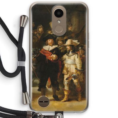 De Nachtwacht: LG K10 (2017) Transparant Hoesje met koord