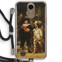 De Nachtwacht: LG K10 (2017) Transparant Hoesje met koord