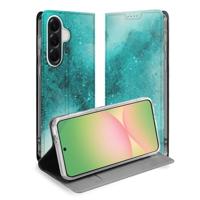 Book Case Samsung Galaxy A57 Painting Blue