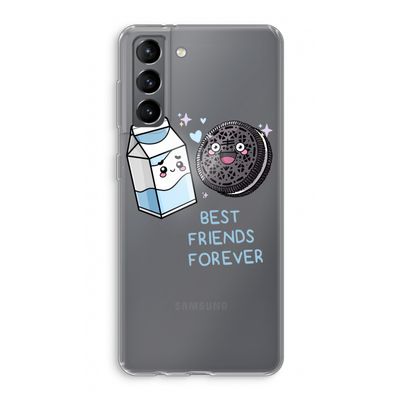 Best Friend Forever: Samsung Galaxy S21 Transparant Hoesje