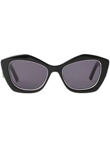 Karl Lagerfeld lunettes de soleil géométriques Heritage - Noir