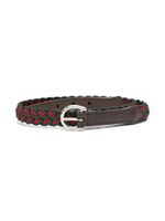 Gucci Kids ceinture Web à design tressé - Rouge