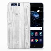 Huawei P10 Plus | Bumper Hoesje | White Wood