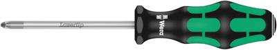 Wera 355 PZ Pozidriv Schroevendraaier, PZ 1 x 200 mm - 1 stuk(s) 05009312001